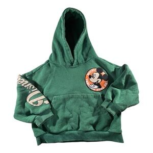 Zara Disney Size 5-6 Years Sweater 100 Years of Wonder Collection Green Used